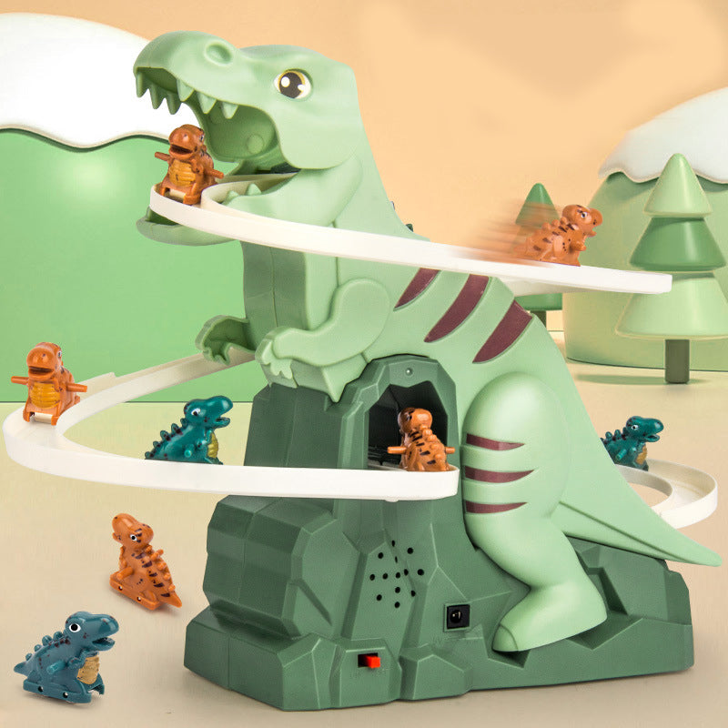 DinoTrack – zestaw do zabawy z elektrycznym torem wyścigowym dla dinozaurów