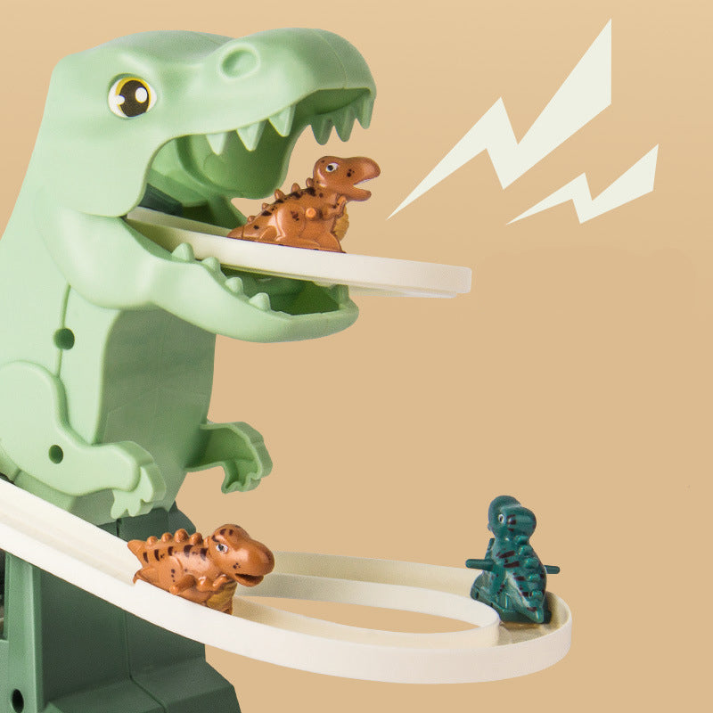 DinoTrack – zestaw do zabawy z elektrycznym torem wyścigowym dla dinozaurów