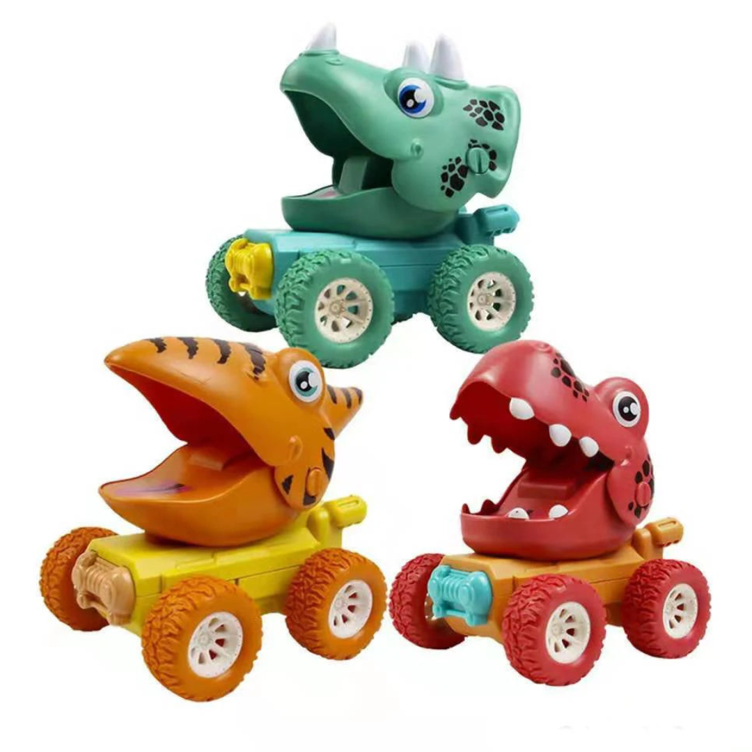 TrexTrek - chowane ciężarówki-potwory dinozaurów
