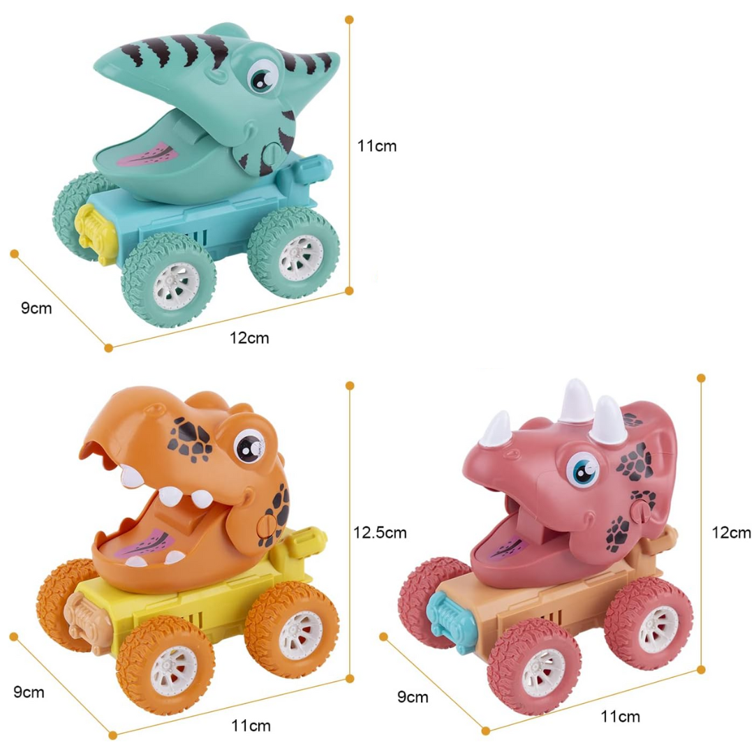 TrexTrek - chowane ciężarówki-potwory dinozaurów