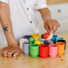 ColorNest – zabawki sortujące Waldorf