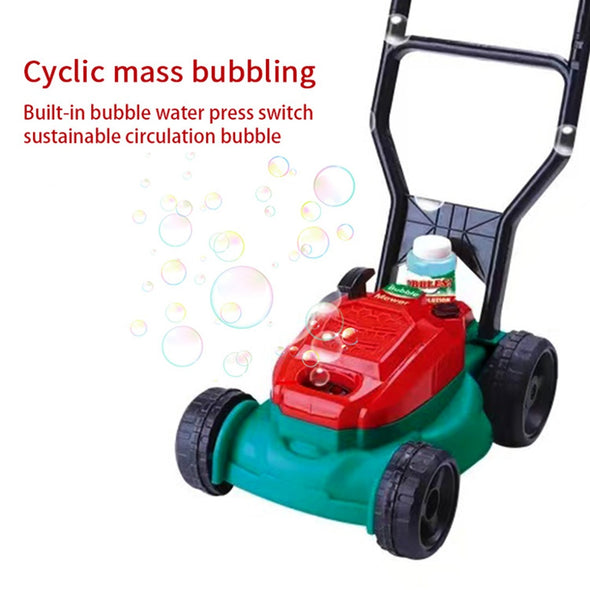 BubbleMower – Zabawka w kształcie kosiarki do trawy dla dzieci w wieku 3+ lat – rozwija umiejętności motoryczne i zapewnia świetną zabawę na świeżym powietrzu