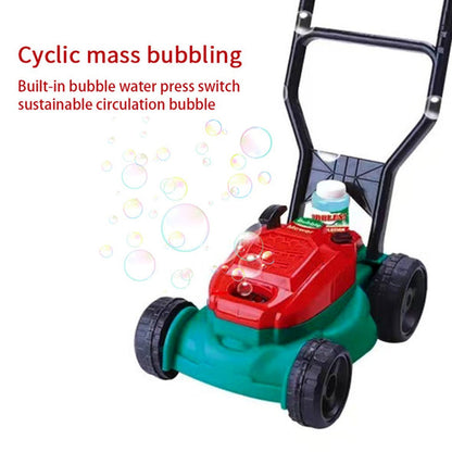 BubbleMower – Zabawka w kształcie kosiarki do trawy dla dzieci w wieku 3+ lat – rozwija umiejętności motoryczne i zapewnia świetną zabawę na świeżym powietrzu