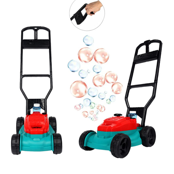 BubbleMower – Zabawka w kształcie kosiarki do trawy dla dzieci w wieku 3+ lat – rozwija umiejętności motoryczne i zapewnia świetną zabawę na świeżym powietrzu