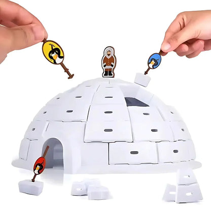 Glacy – układanie klocków w igloo dla dzieci w wieku 4+
