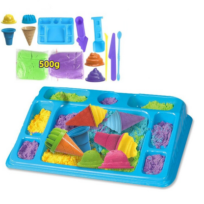 SandSculpt – zestaw do tworzenia kinetycznego (dla dzieci od 3 lat)