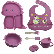 DinoDelight – Zestaw silikonowych sztućców dla dzieci w wieku 3+ lat – Wspiera bezpieczne i przyjemne jedzenie