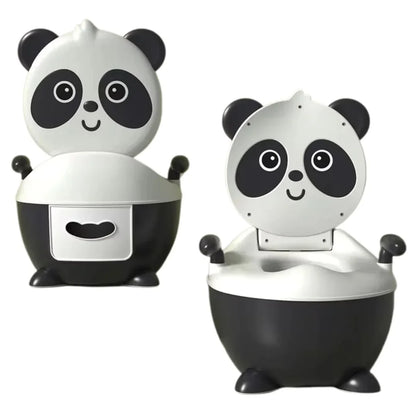 PandaLoo | Uroczy nocnik dla malucha z miękkim siedziskiem z PVC