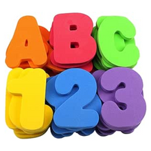 TubTots – Edukacyjne kształty do kąpieli dla dzieci w wieku 2+ lat – ABC i 123, które się przyklejają