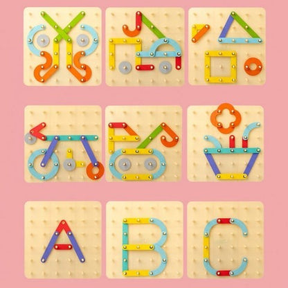 Puzzle Board - plansza do gry w puzzle Montessori