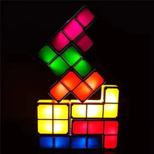 PixelGlow – składana lampka nocna Tetris dla dzieci w wieku 6+