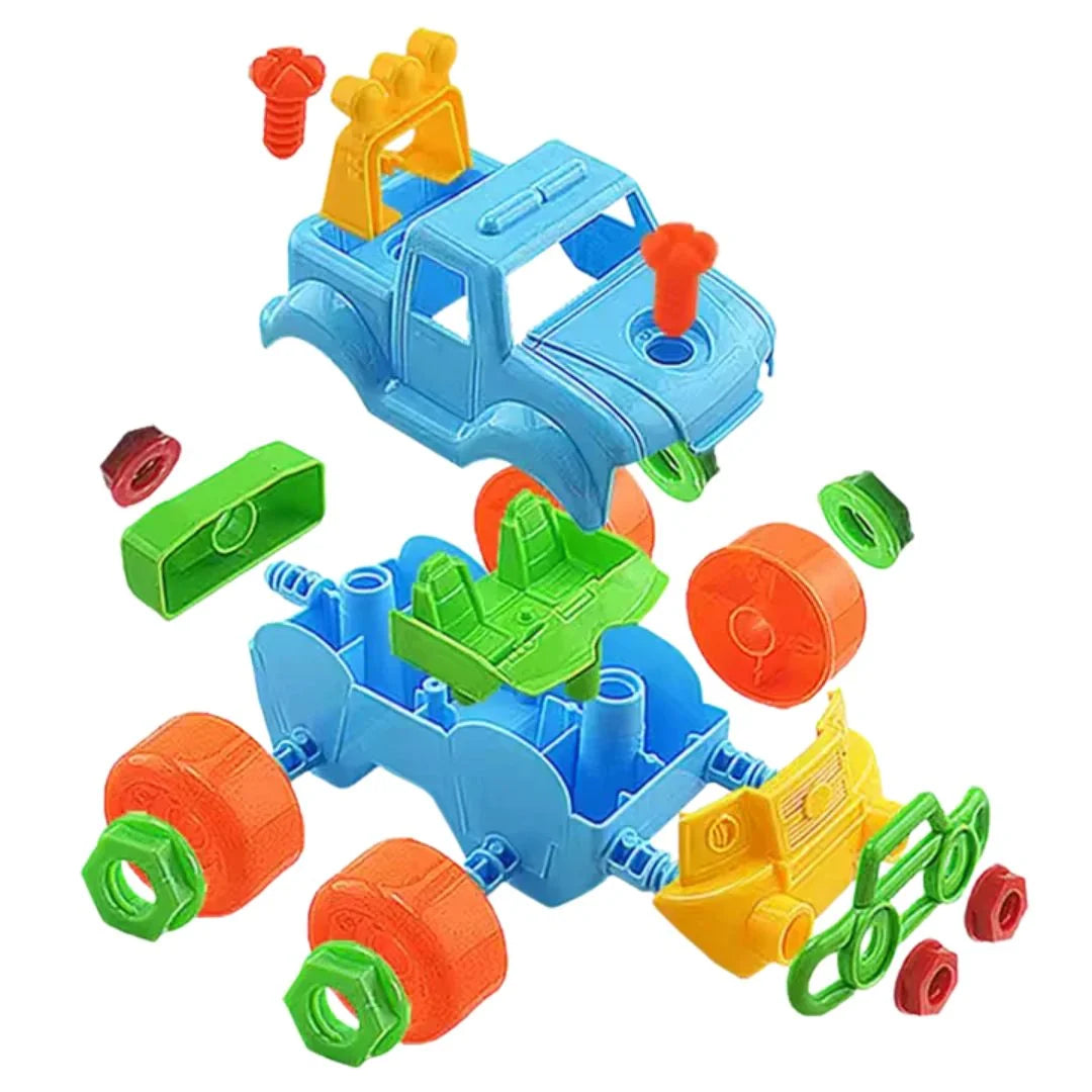 BuildMaster – Zestaw do samodzielnego konstruowania pojazdów STEM Toys dla dzieci w wieku 6+ lat