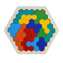HexoCraft – Drewniana układanka sześciokątna dla dzieci w wieku 4+