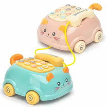 KittyDial – Muzyczna zabawka-telefon dla niemowląt – Wyobraźnia i sprawność motoryczna – Od 1 roku życia