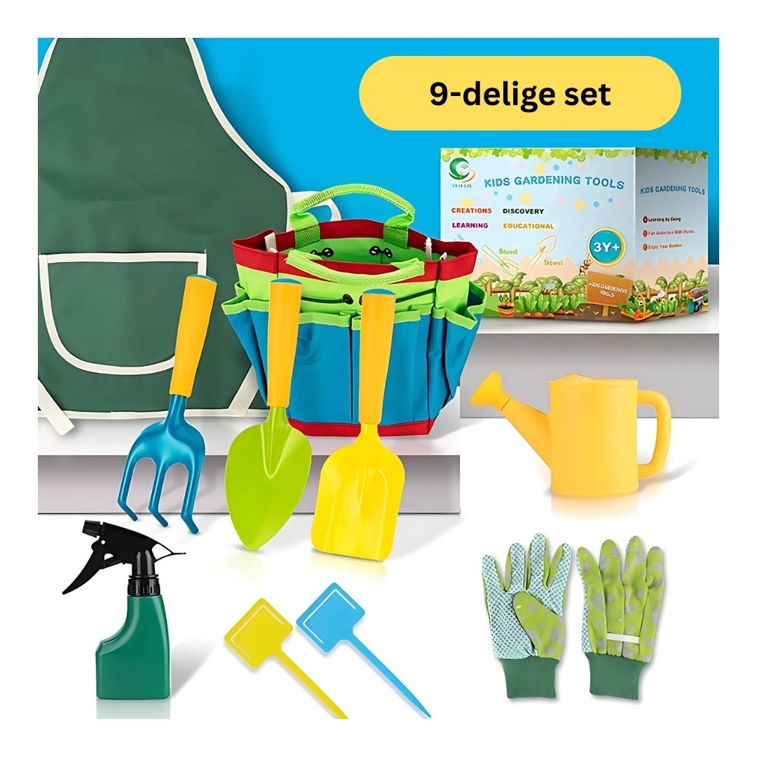 GardenSprouts – zestaw narzędzi ogrodowych dla dzieci w wieku 3+ lat – rozwija odpowiedzialność i sprawność motoryczną dłoni