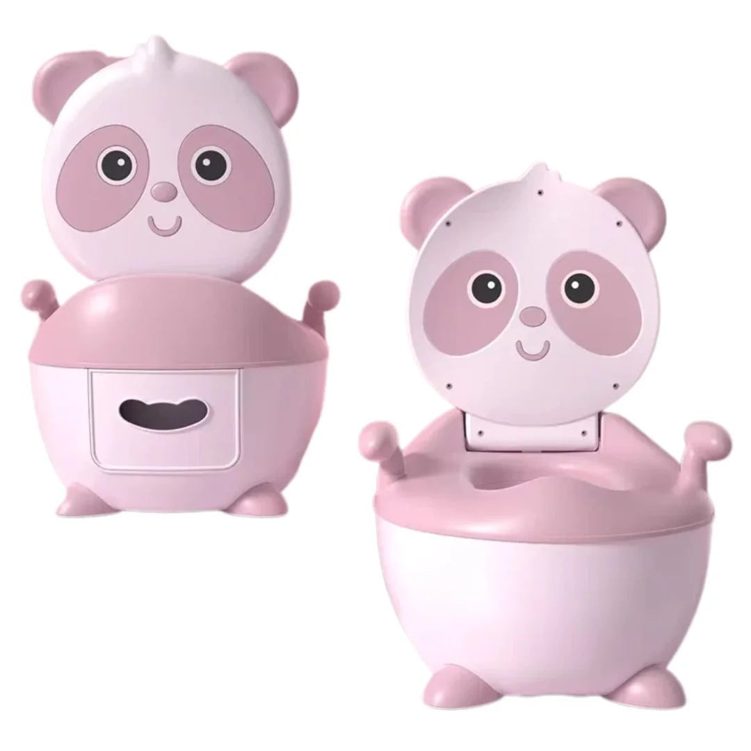 PandaLoo | Uroczy nocnik dla malucha z miękkim siedziskiem z PVC
