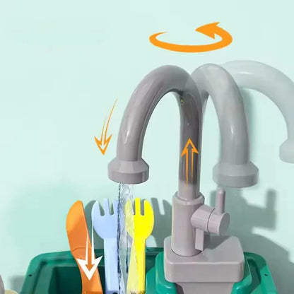 Sinksy – Wodny korytko do zabawy i stół kuchenny dla dzieci – Odgrywanie ról – Wiek 3+