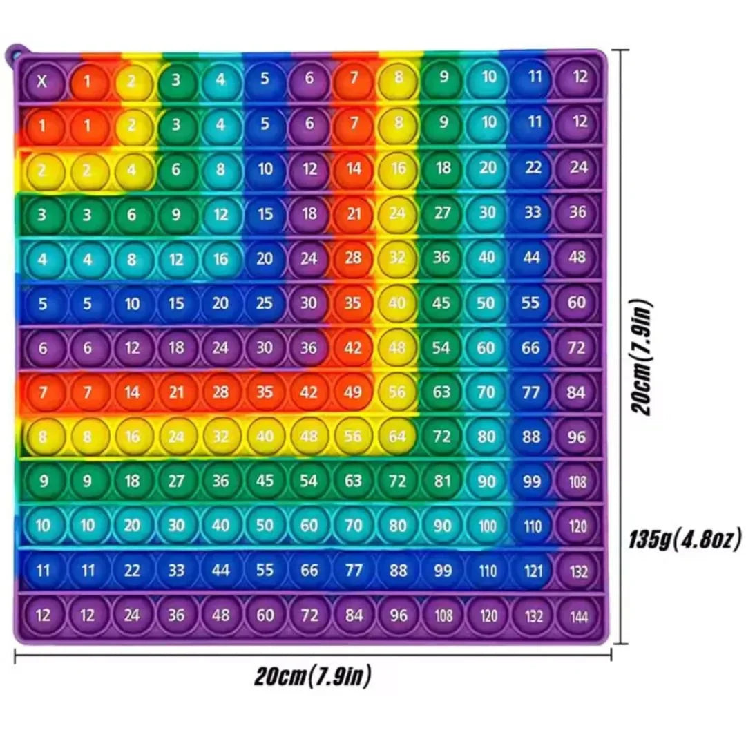MathPop – wielokolorowa tablica sensoryczna do nauki liczenia i koncentracji | Wiek 3+