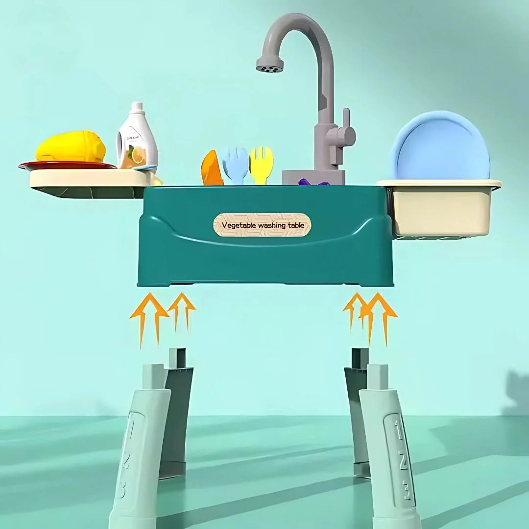 Sinksy – Wodny korytko do zabawy i stół kuchenny dla dzieci – Odgrywanie ról – Wiek 3+