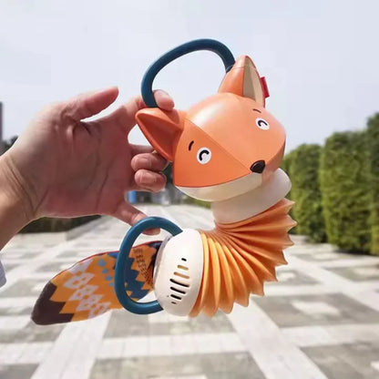 MelodyFox– drewniana zabawka akordeon dla niemowląt