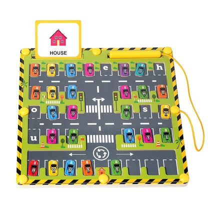 AlphabetAdventure - Magnetyczny labirynt alfabetyczny Montessori