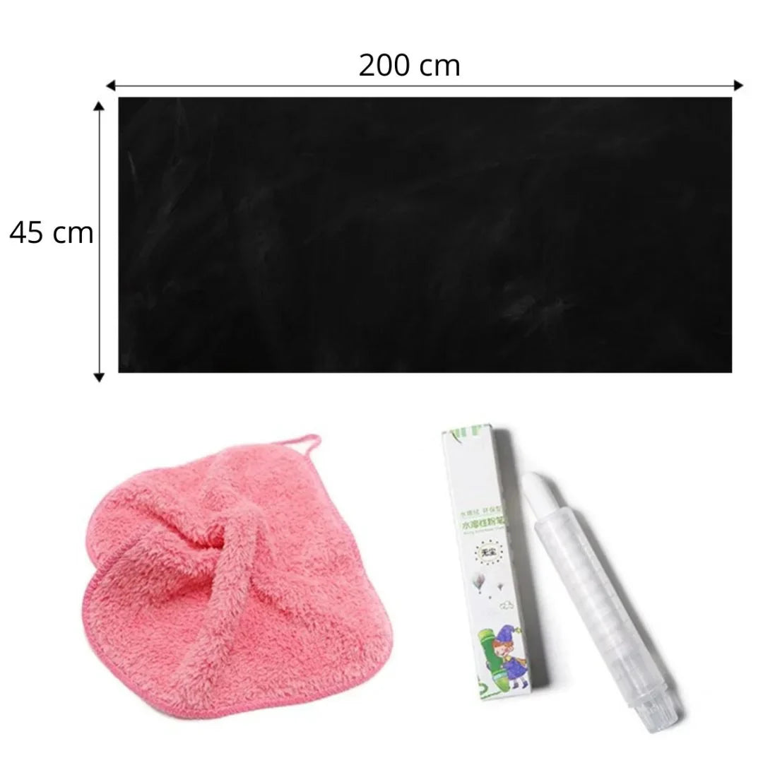 CreativeChalk– Naklejka ścienna z tablicą kredową dla dzieci w wieku 3+ lat – Wspiera ekspresję artystyczną