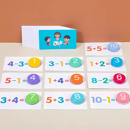 Drewniane żetony do liczenia i arytmetyki CountCaps – Montessori Learning – od 4 lat