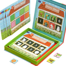 Magnetyczna gra logiczna LogicPals – gra Montessori o zwierzętach – dla dzieci w wieku 4+