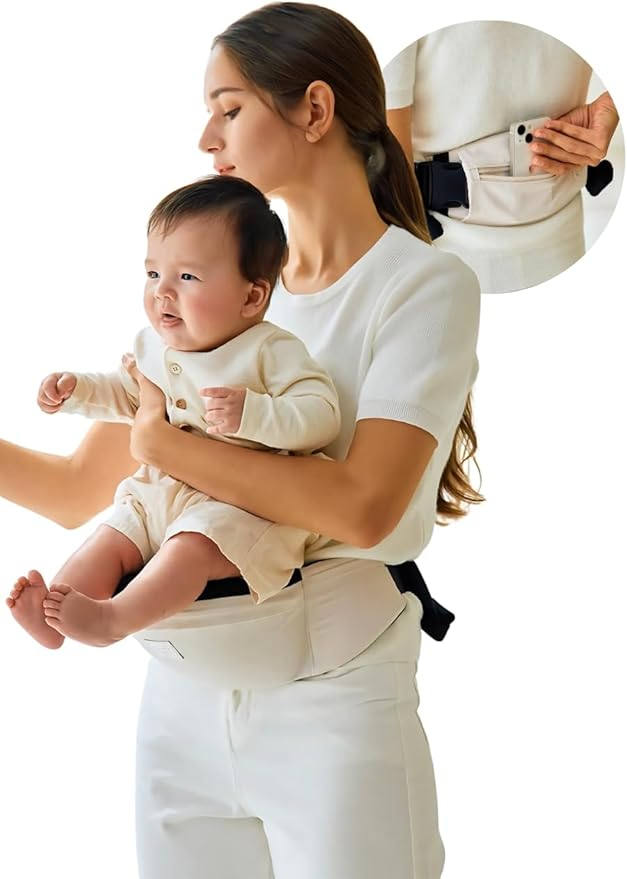 ParentPal – nosidełko dla dziecka z antypoślizgowym podnóżkiem