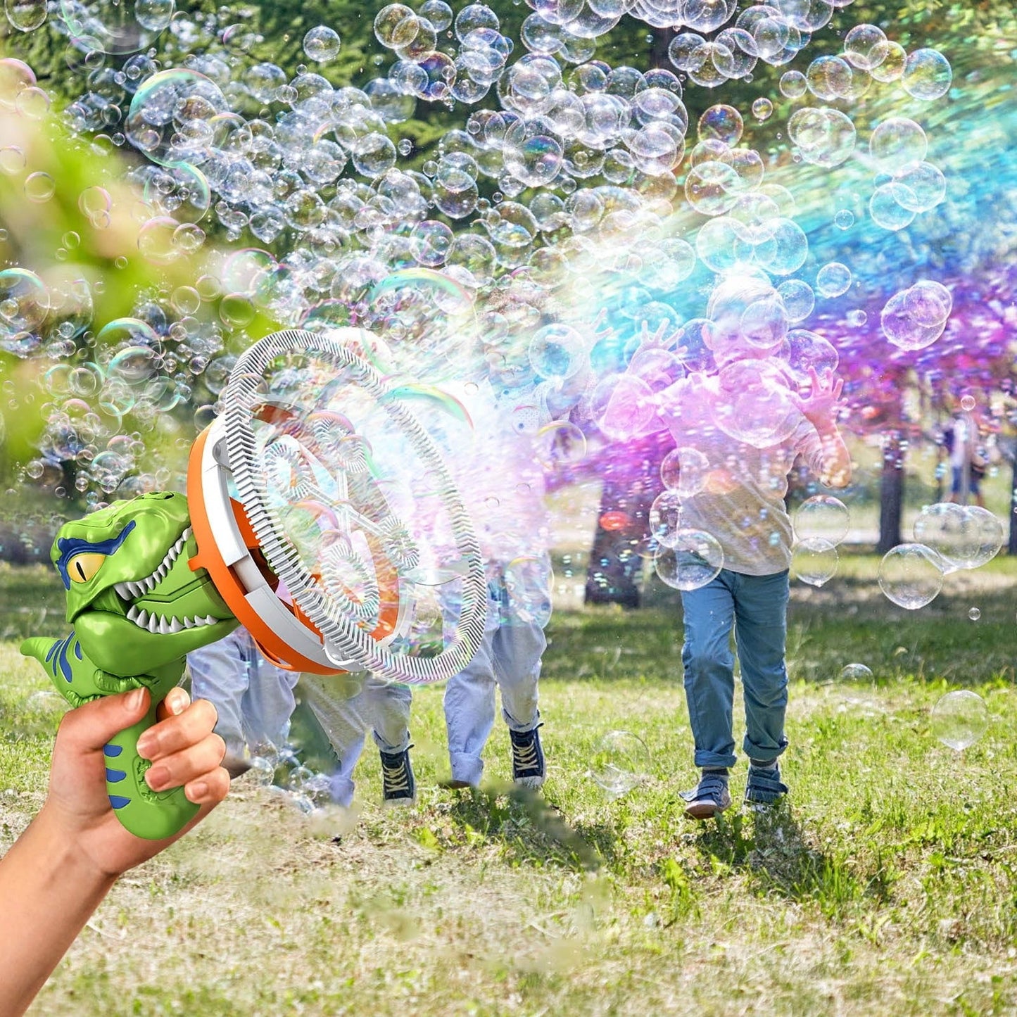 Dino Bubble - zabawka-pistolet-maszyna-dinozaur