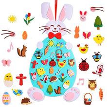 CraftyBunny - Dekoracja dla malucha na tablicę wielkanocną z filcu