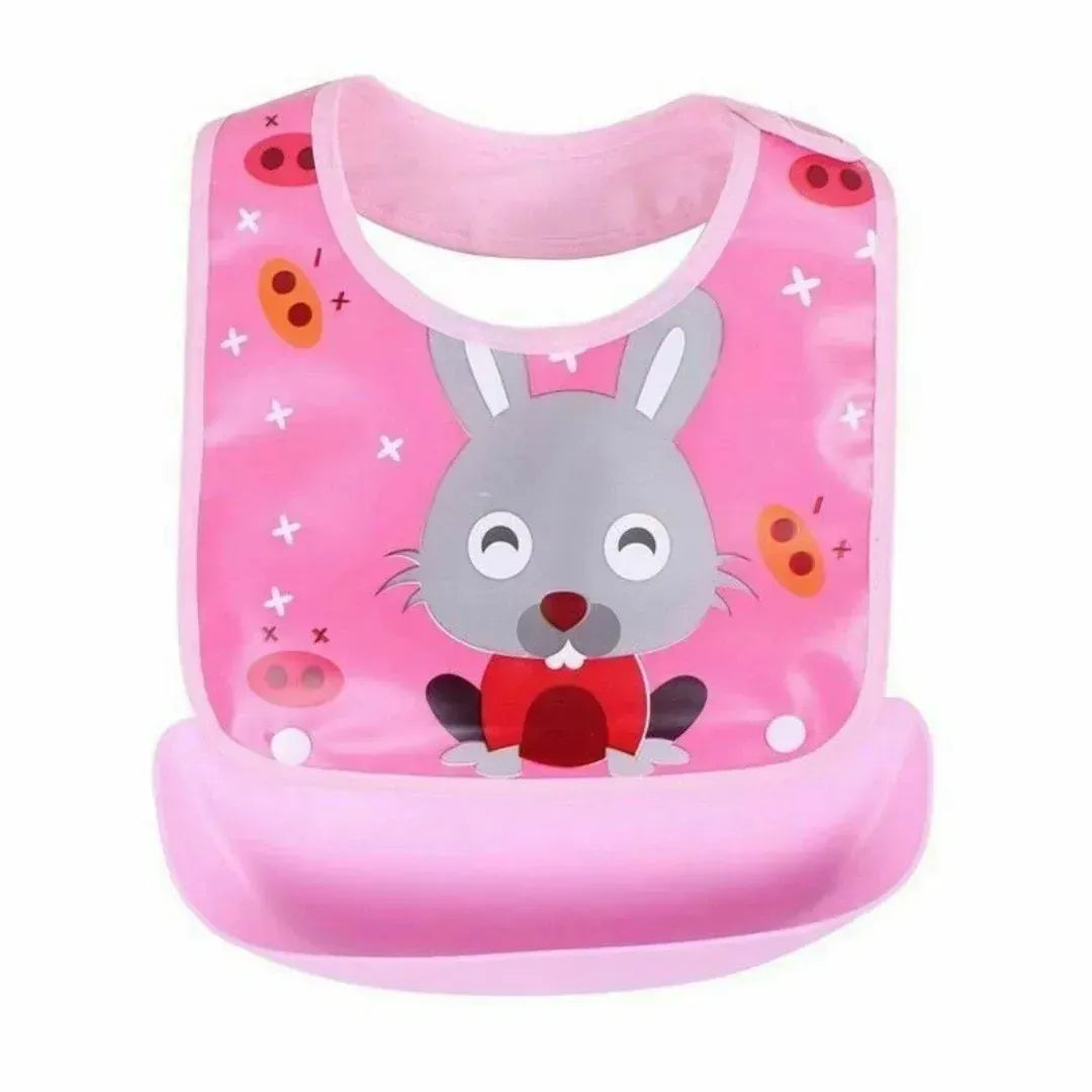 NibbleCatcher – silikonowy śliniaczek dla niemowląt z tacką do chwytania dla dzieci od 6. miesiąca życia – wspiera samodzielne jedzenie i posiłki bez bałaganu