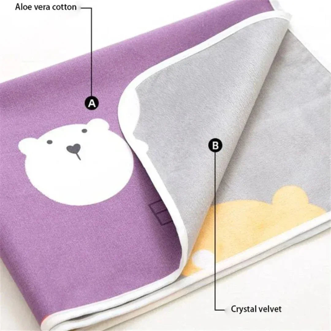 SnugglyNest™ – wodoodporna mata do przewijania dla dzieci w wieku 0+ – utrzymuje łóżko w suchości