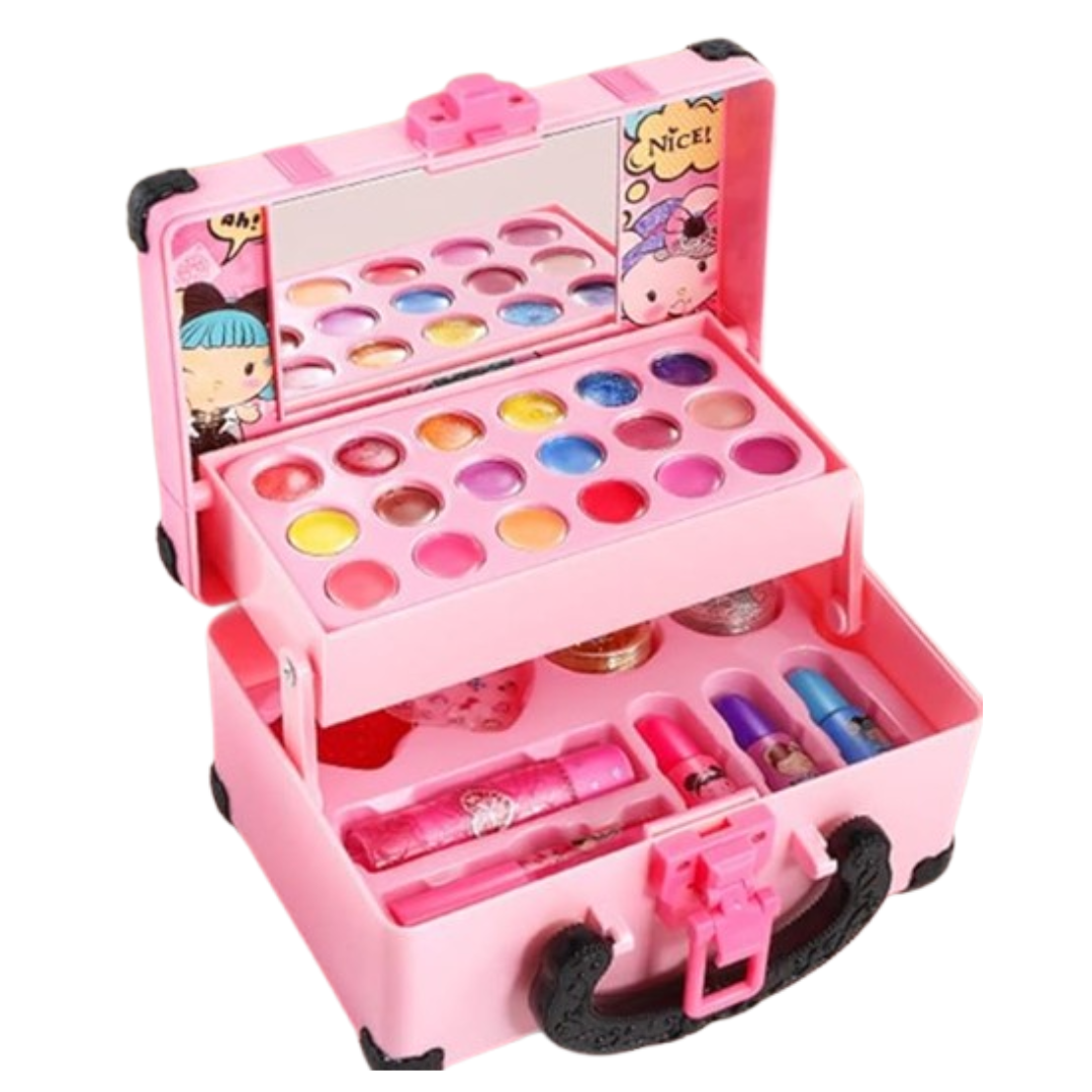 MiniGlam - Zestaw do zabawy dla dziewczynek z makijażem księżniczki