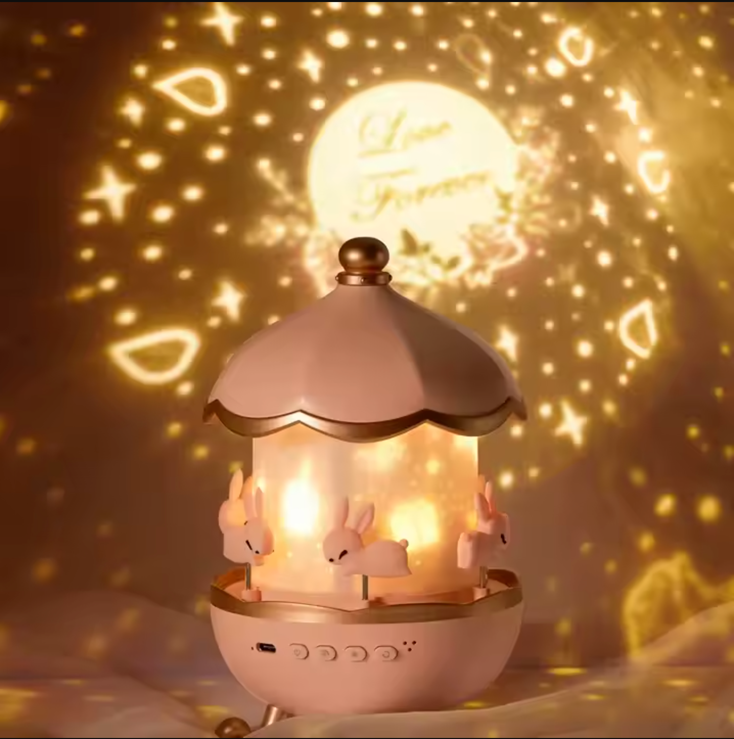 GlowGlide – obrotowy projektor o tematyce snów