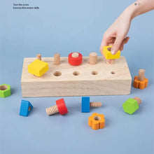 BoltBuddy Montessori Screw Board – Zabawki do ćwiczeń motoryki małej – Wiek 4+