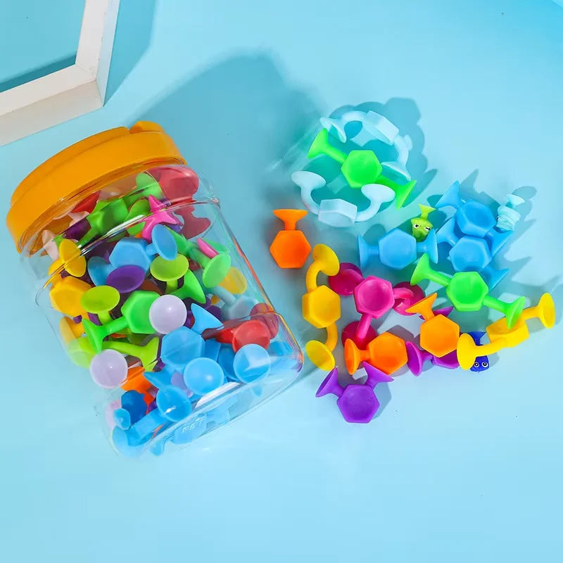 SuctionSplash – Kolorowa zabawka z przyssawką do wanny i okien (dla dzieci)