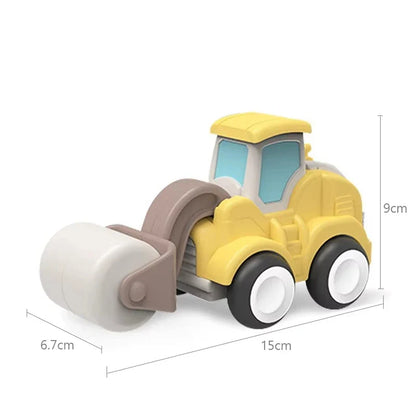 Zestaw BuildCrew Mini pojazd inżynieryjny z koparką i ładowarką – dla dzieci w wieku 3+