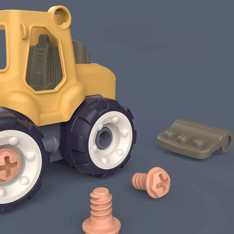 Zestaw BuildCrew Mini pojazd inżynieryjny z koparką i ładowarką – dla dzieci w wieku 3+