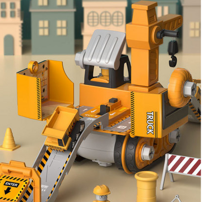 LittleBuilder - Budowa koparki samochodowej z dźwigiem
