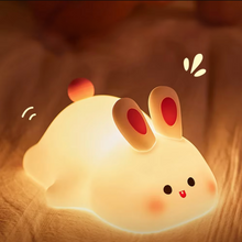 BunnyGlow - Bezpieczna dla dziecka lampka nocna do pokoju dziecięcego Królik