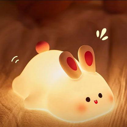 BunnyGlow - Bezpieczna dla dziecka lampka nocna do pokoju dziecięcego Królik