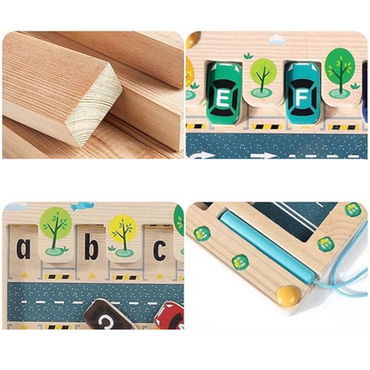 AlphabetAdventure - Magnetyczny labirynt alfabetyczny Montessori