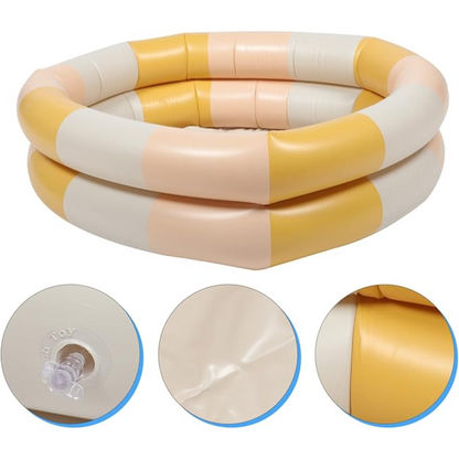 WadeWave – nadmuchiwany basen dla dzieci z PVC (2+) – do zabawy na świeżym powietrzu, okrągły kształt