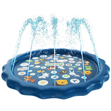 SplashPad - mata zraszająca do zabawy na świeżym powietrzu w ogrodzie - możliwość przymocowania do węża - dla dzieci od 2 lat - średnica 100 cm
