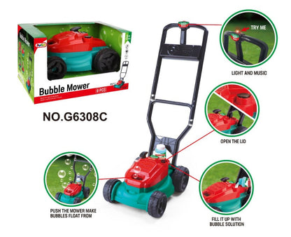 BubbleMower – Zabawka w kształcie kosiarki do trawy dla dzieci w wieku 3+ lat – rozwija umiejętności motoryczne i zapewnia świetną zabawę na świeżym powietrzu