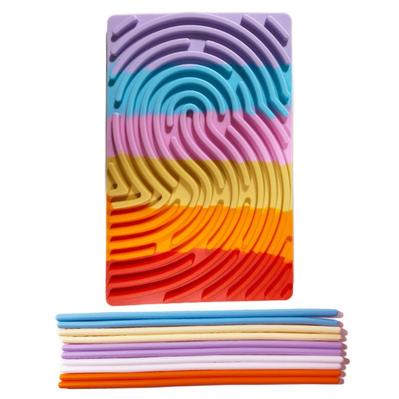 PushPeel – silikonowa tablica sensoryczna dla dzieci w wieku 3+ lat – poprawia precyzję ruchów i koncentrację