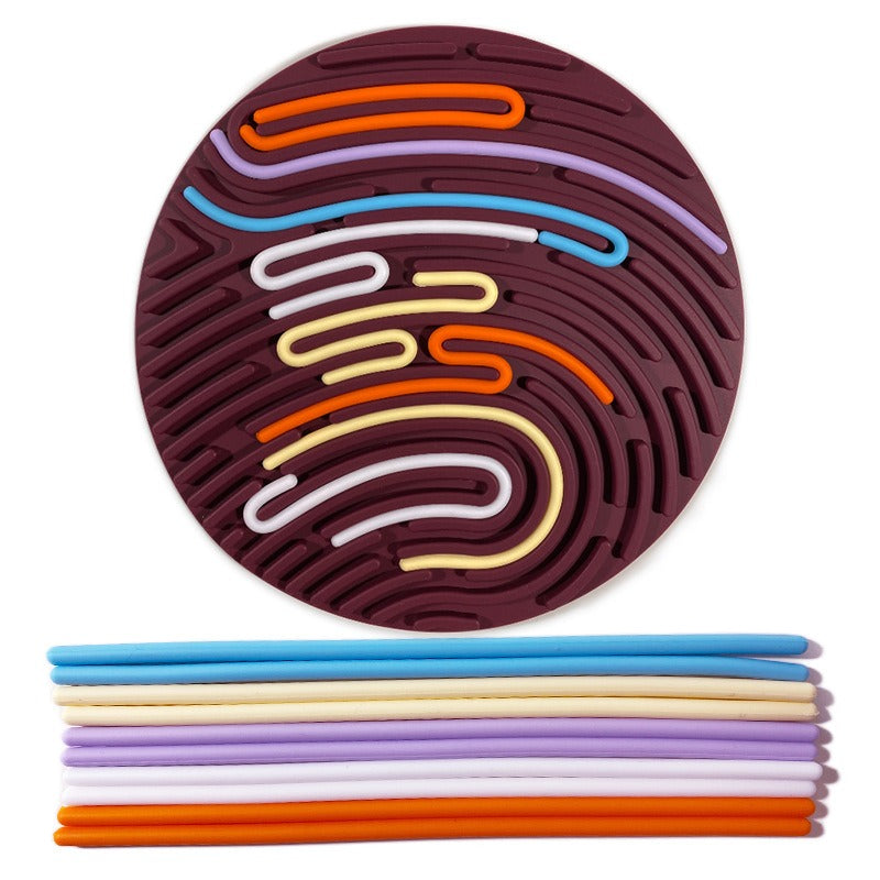 PushPeel – silikonowa tablica sensoryczna dla dzieci w wieku 3+ lat – poprawia precyzję ruchów i koncentrację