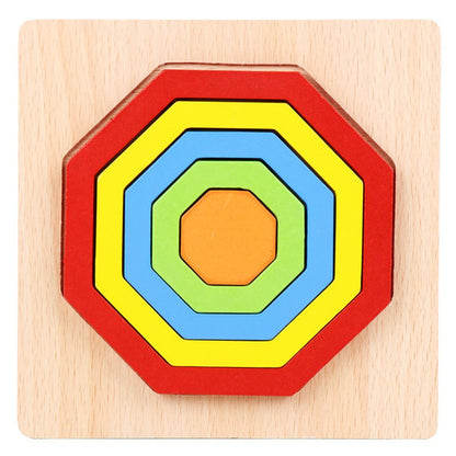 ShapeSort – drewniana układanka Montessori