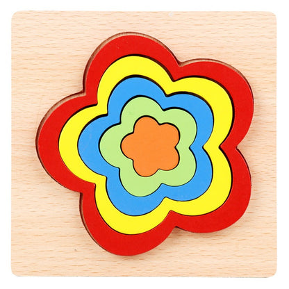 ShapeSort – drewniana układanka Montessori